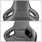 Universal Reclinable Right Passenger Side Racing Seat Dual Slider