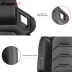 Universal Racing Seat Dual Slider PU Carbon Leather