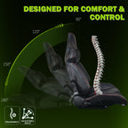 Universal Racing Seat Dual Slider PU Carbon Leather