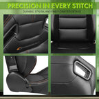 Universal Reclinable Right Passenger Side Racing Seat Dual Slider