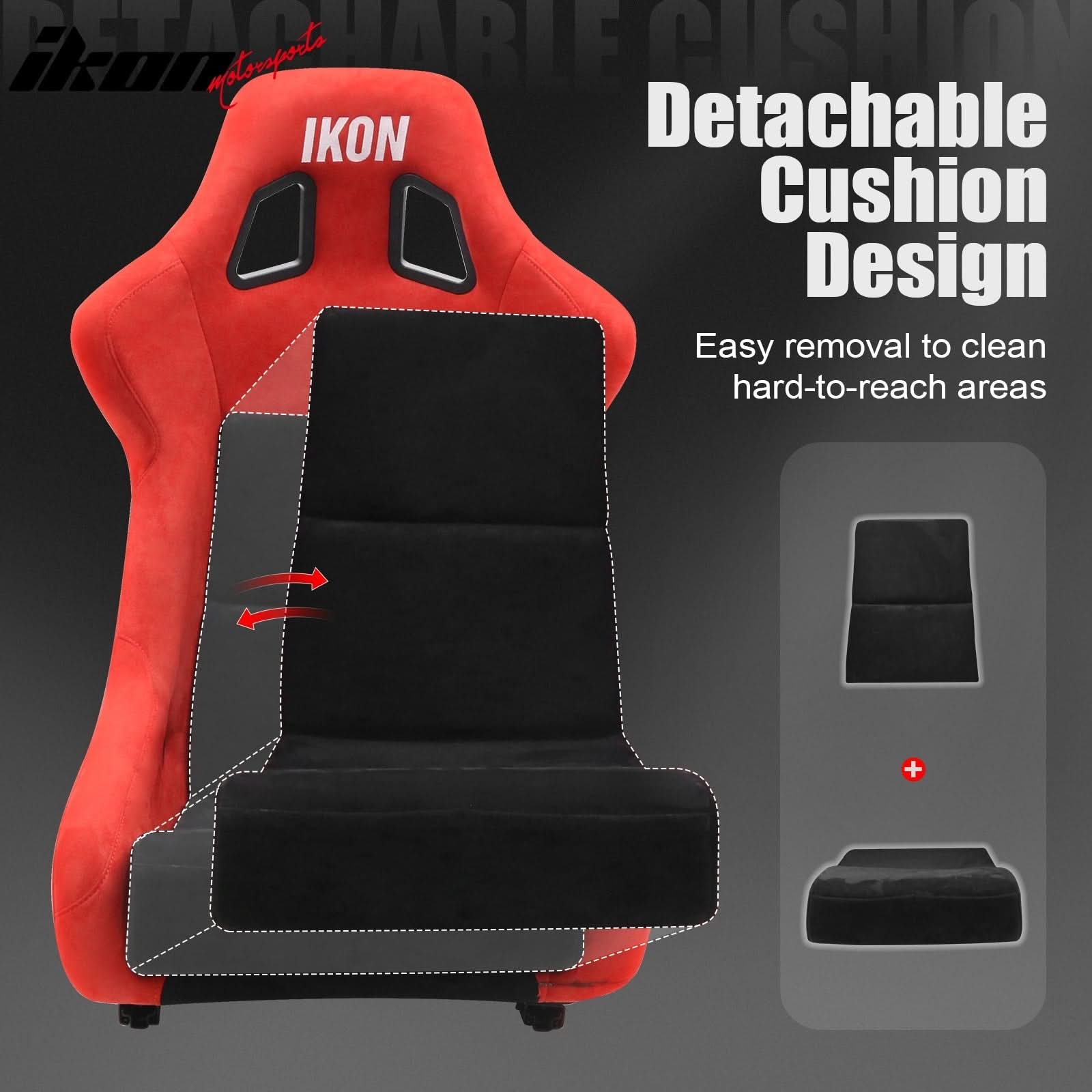Universal Racing Bucket Seats W/ 4 Point 3" Belt Harness Blue