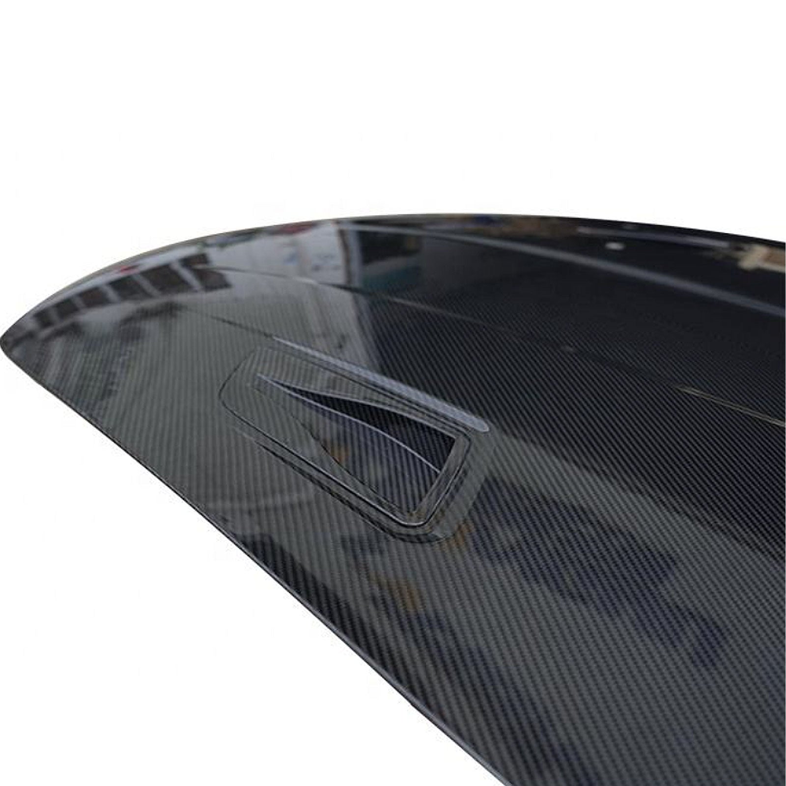 RS Style 981 982 Dry Carbon Fiber Engine Hood for Porsche Cayman 718 - Bull Boost Performance