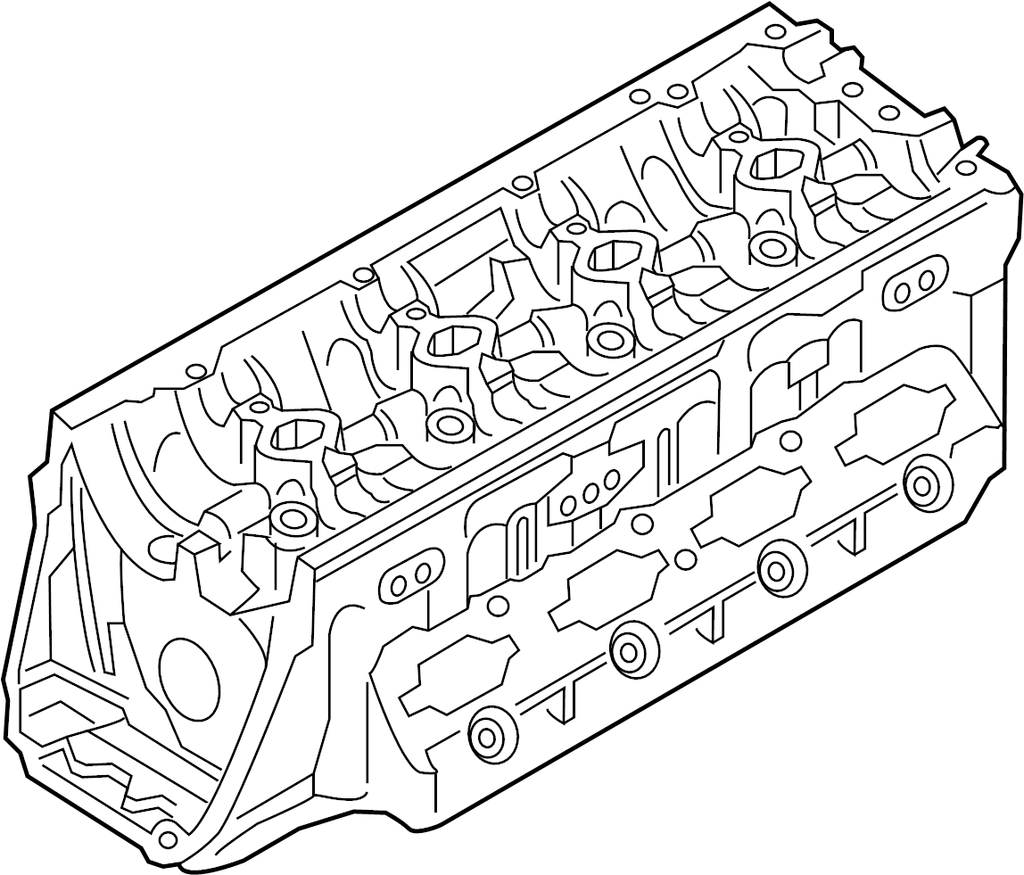 2.5L 07K103063H DAS MOTOR HAUS 5-Cylinder Head with Camshaft VW CBTA CCCA 2008-2014