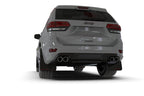Rally Armor 18-22 Jeep Grand Cherokee SRT Trackhawk Black UR Mud Flap - White Logo