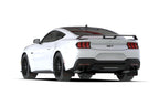 Rally Armor 2024+ Ford Mustang Black UR Mud Flap w/ Metallic Black Logo