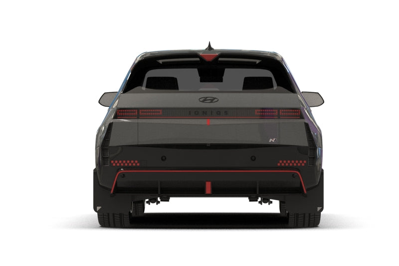 Rally Armor 25-26 Hyundai Ioniq 5 N Black UR Mud Flap Light Blue Battery Logo