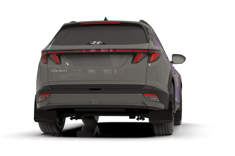 Rally Armor 25-26 Hyundai Tucson (Excl. ICE &amp; XRT) Black UR Mud Flap w/ Dark Grey Logo