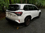 Rally Armor 25-26 Subaru Forester &amp; Hybrid Black UR Mud Flap w/Red Logo