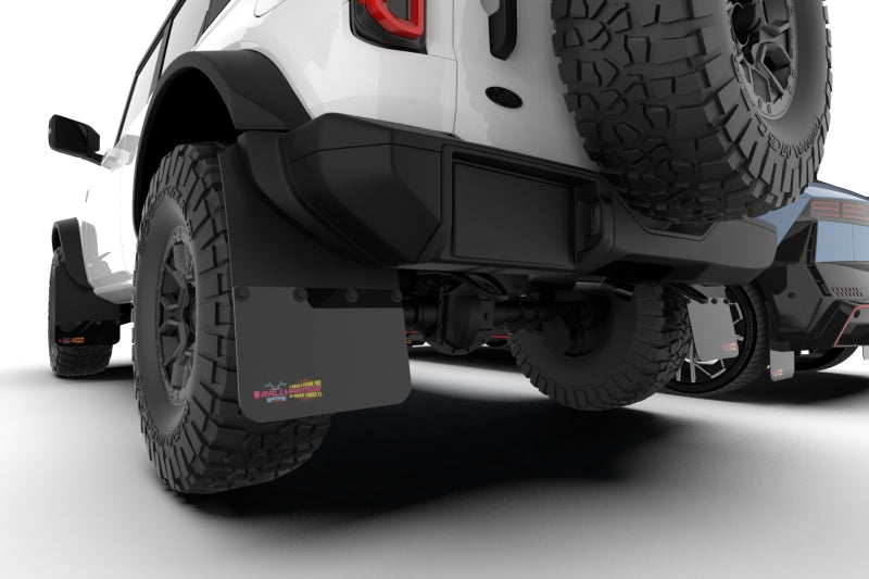 Rally Armor 21-25 Ford Bronco NO-ST Steel Rear Bumper BCE Logo