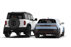 Rally Armor 21-25 Ford Bronco RR-ST Rock Rail-Steel Rear Bumper Black Mud Flap BCE Pink Logo