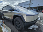 Rally Armor 24-25 Tesla Cybertruck Black UR Mud Flap Silver Logo