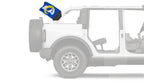 Los Angeles Rams 11"x17" Forever Wave Flag for Bronco