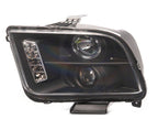 Raxiom 05-09 Ford Mustang Excluding GT500 LED Halo Projector Headlights- Black Housing (Clear Lens)