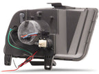 Raxiom 05-09 Ford Mustang w/ Factory Halogen LED Halo Headlights- Black Housing (Smoked Lens)