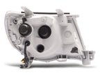 Raxiom 05-11 Toyota Tacoma Axial Series LED DRL Projector Headlights- Black Housing (Clear Lens)