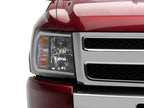 Raxiom 07-13 Chevrolet Silverado 1500 Axial Headlights w/ SEQL LED Bar- Black Housing (Clear Lens)