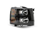 Raxiom 07-13 Chevrolet Silverado 1500 Euro Headlights- Black Housing (Clear Lens)