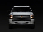 Raxiom 07-13 Chevrolet Silverado 1500 Euro Headlights- Black Housing (Clear Lens)