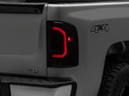 Raxiom 07-14 Chevrolet Silverado 1500 Axial Series LED Tail Lights- Black Housing (Smoked Lens)