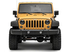 Raxiom 07-18 Jeep Wrangler JK 7-In LED Headlights- Black Housing (Clear Lens)
