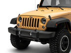 Raxiom 07-18 Jeep Wrangler JK 7-In LED Headlights- Black Housing (Clear Lens)