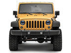 Raxiom 07-18 Jeep Wrangler JK 7-In LED Headlights- Blue Housing- Clear Lens