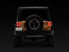Raxiom 07-18 Jeep Wrangler JK Axial Series JL Style LED Tail Lights- Black Housing- Red Lens