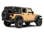 Raxiom 07-18 Jeep Wrangler JK Axial Series LED Tail Lights- Black Housing (Clear Lens)
