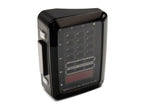 Raxiom 07-18 Jeep Wrangler JK Axial Series LED Tail Lights- Black Housing (Clear Lens)