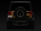 Raxiom 07-18 Jeep Wrangler JK Axial Series LED Tail Lights- Black Housing (Smoked Lens)