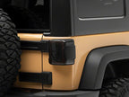 Raxiom 07-18 Jeep Wrangler JK Axial Series LED Tail Lights- Black Housing (Smoked Lens)