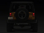 Raxiom 07-18 Jeep Wrangler JK Axial Series Lux LED Tail Lights- Black Housing (Clear Lens)