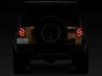 Raxiom 07-18 Jeep Wrangler JK Axial Series Trident LED Tail Lights- Black Housing (Smoked Lens)