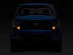 Raxiom 09-14 Ford F-150 Axial OEM Style Rep Headlights- Chrome Housing (Clear Lens)