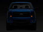 Raxiom 09-14 Ford F-150 Axial OEM Style Rep Headlights- Chrome Housing- Smoked Lens