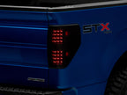 Raxiom 09-14 Ford F-150 Styleside Axial Series LED Tail Lights- Black Housing (Smoked Lens)