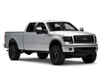Raxiom 09-14 Ford F-150 Super White LED Halo Projector Headlights- Black Housing (Clear Lens)