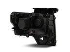Raxiom 09-14 Ford F-150 Super White LED Halo Projector Headlights- Black Housing (Clear Lens)