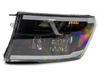 Raxiom 09-18 Dodge RAM 1500/2500/3500 Axial Headlights w/ SEQL LED Bar- Black Housing (Clear Lens)