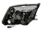 Raxiom 09-18 Dodge RAM 1500 Axial OEM Rep Headlights w/ Dual Bulb- Chrome Housing (Smoked Lens )