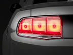 Raxiom 10-12 Ford Mustang Aero Tail Lights- Black Housing (Smoked Lens)