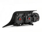 Raxiom 10-12 Ford Mustang Aero Tail Lights- Black Housing (Smoked Lens)