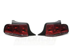 Raxiom 10-12 Ford Mustang Aero Tail Lights- Black Housing (Smoked Lens)