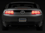 Raxiom 10-12 Ford Mustang Aero Tail Lights- Black Housing (Smoked Lens)