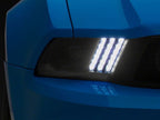 Raxiom 10-12 Ford Mustang LED Projector Headlights SEQL Turn Signals- Black Housing (Clear Lens)