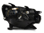 Raxiom 12-15 Toyota Tacoma Axial Projector Headlights w/ SEQL LED Bar- Black Housing (Clear Lens)
