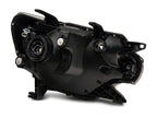 Raxiom 12-15 Toyota Tacoma Axial Series Headlights w/ LED Bar- Black Housing (Clear Lens)