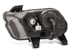 Raxiom 13-14 Ford Mustang LED Projector Headlights SEQL Turn Signals- Black Housing (Clear Lens)