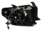 Raxiom 14-21 Toyota Tundra Axial Projector Headlights w/ SEQL LED Bar- Black Housing (Clear Lens)