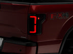 Raxiom 15-17 Ford F-150 Axial Series LED Tail Lights- Black Housing (Smoked Lens)